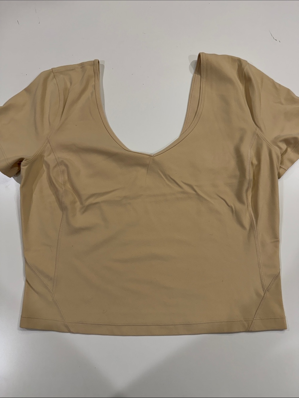 Lululemon Women's Scoop Neck Short Sleeve Top - Cream